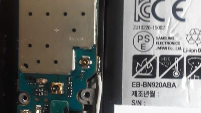 How to fix flex cable for samsung galaxy 5?
