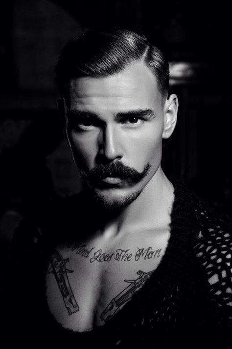 Why do mustaches alone make a man look creepy?