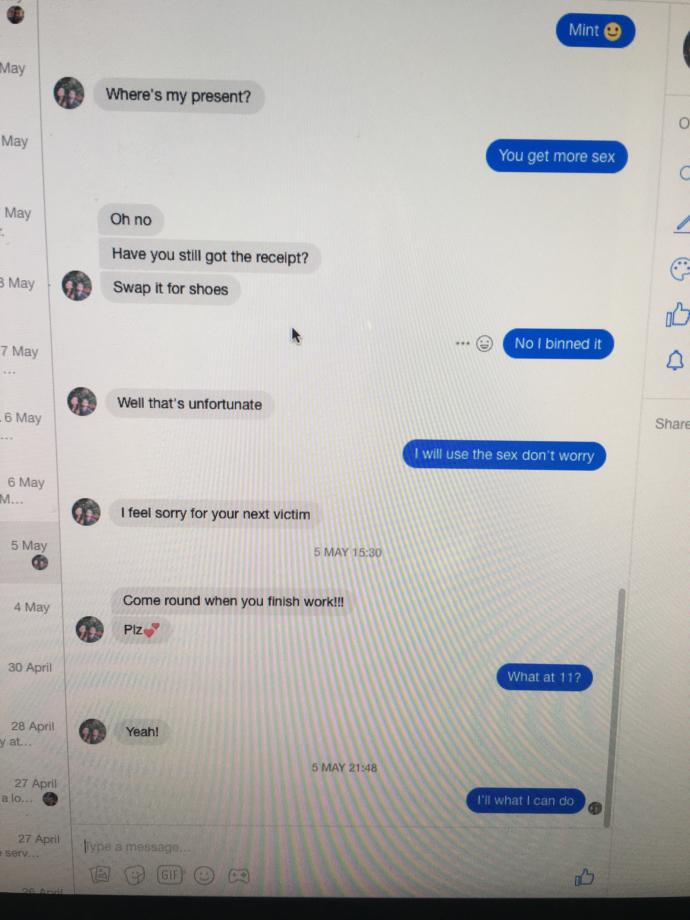 Is he cheating on me? Would you think if you saw these messages?