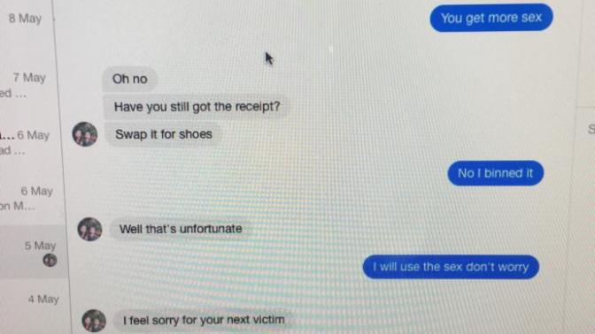 Is he cheating on me? Would you think if you saw these messages?