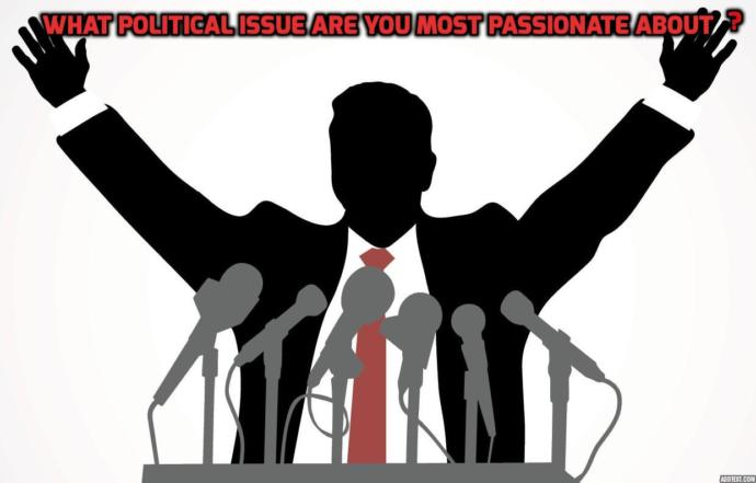 What political issue are you most passionate about?
