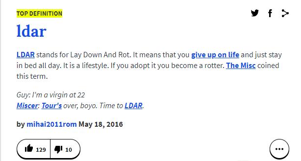 Have you ever lay down and rot?
