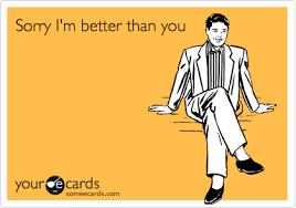 Do you think you're better than someone else at least subconsciously because you make more money than them and have a better more honorable career?
