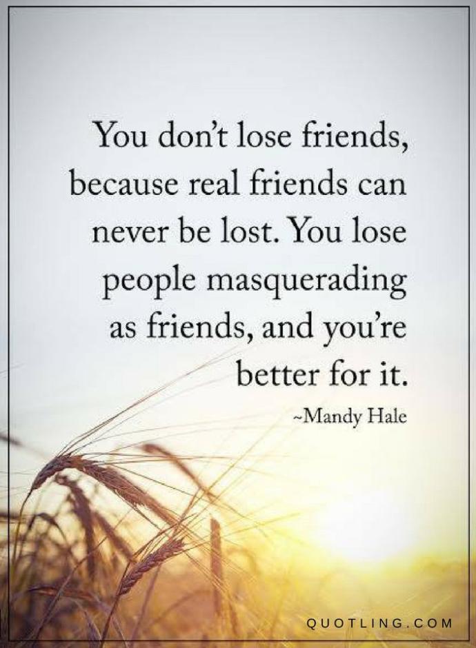 Have you ever lost a friend?