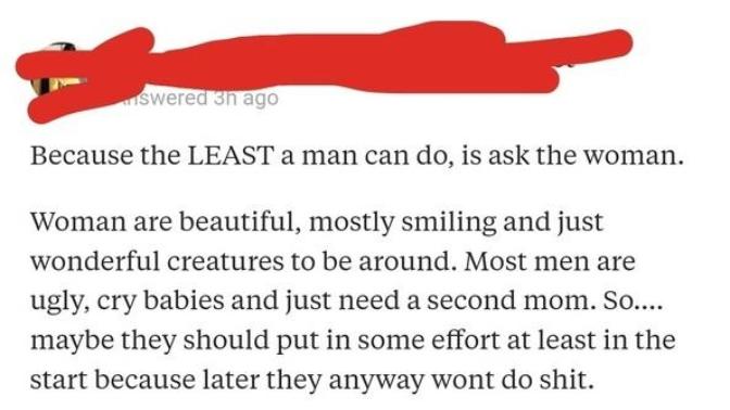 What kind of behavior in girls/women, or boys/men, irritates you the most?
