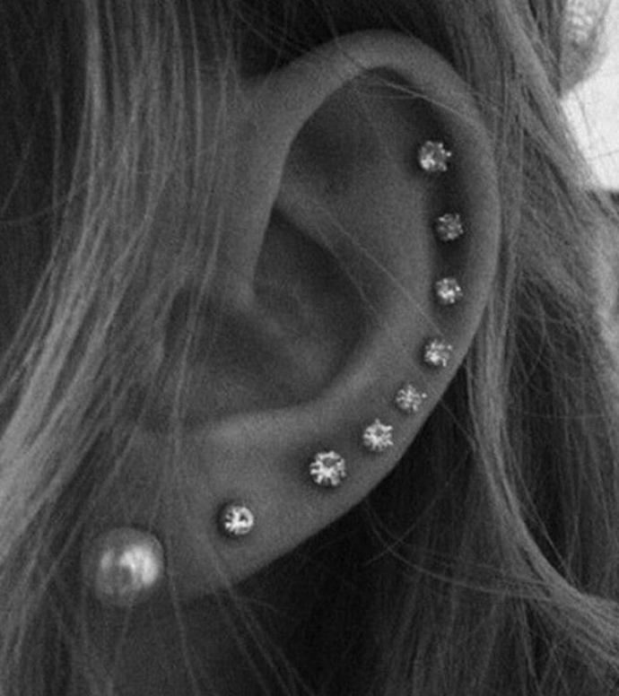 What do you think of multiple ear piercing like this?