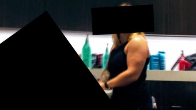 Do this girls arms stand out for being so big? Does it look like actual solid muscle or just fat?