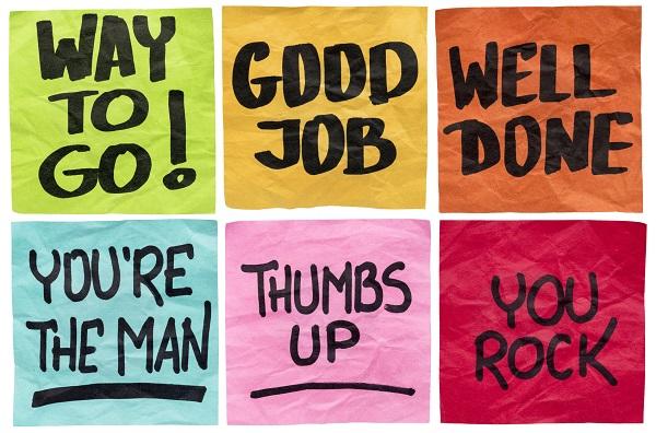 How often do you compliment/praise people for achievements and positive behavior?