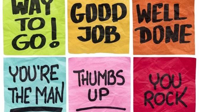 How often do you compliment/praise people for achievements and positive behavior?