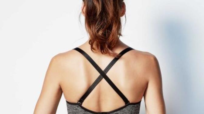Are crossed bra straps more comfortable than regularly placed straps?