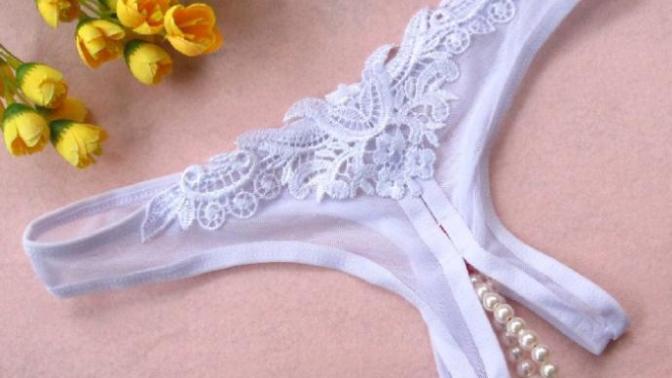 Girls, ever tried pearl thong?