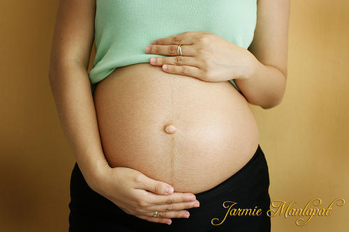See the tiny hairs on her tummy...