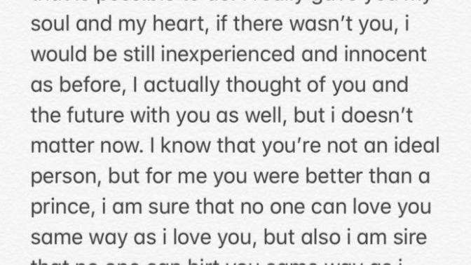 What would you reply or think of her, if your ex girlfriend texted this after she broke up with you?