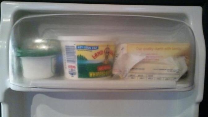 GaGers, do you actually keep butter in the butter compartment on the inside of your refrigerator door?