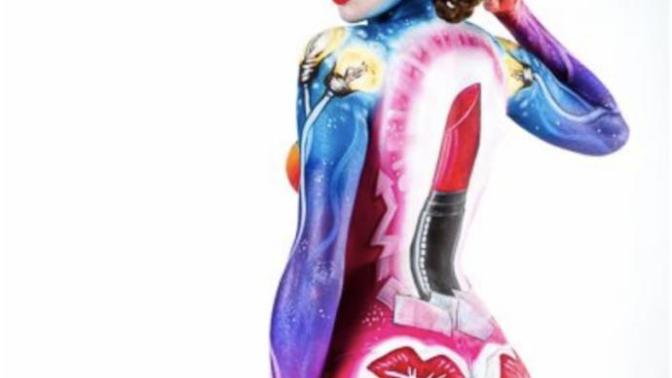 Girls, would you be OK walking around topless or naked in public if you were body painted?