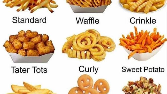 What are your top 3 types of fries?