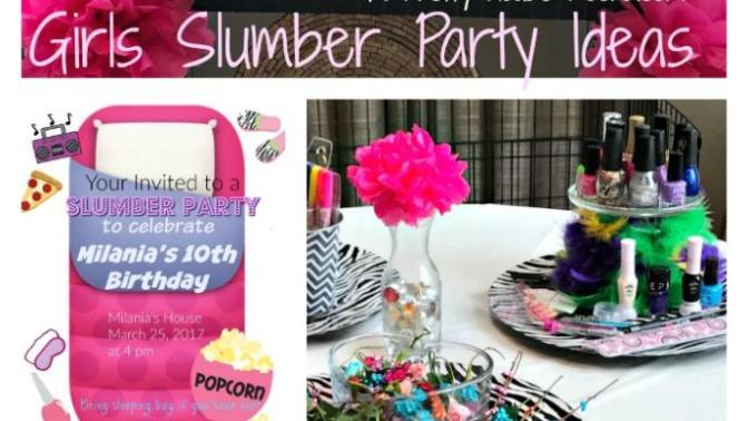 Any ideas for my slumber party?