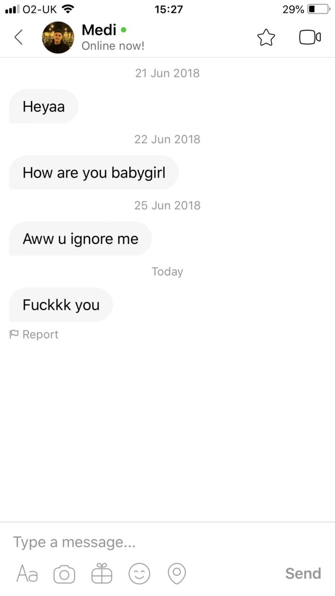 Why do guys get abusive if you don’t reply on dating sites?