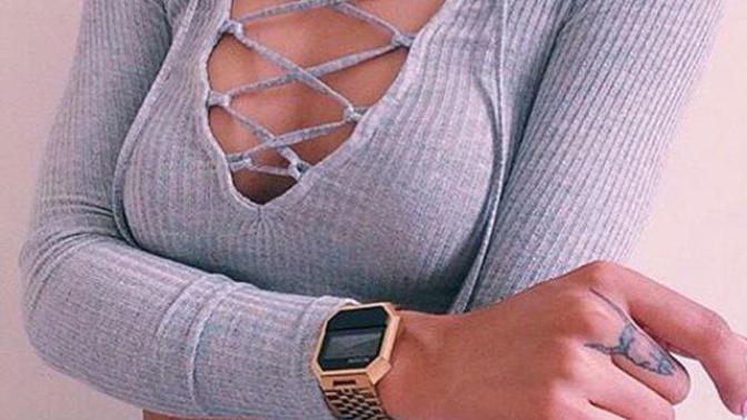 Why do girls show lots of cleavage and then get pissed when guys look?
