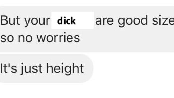 Is there any hope for tall guys?