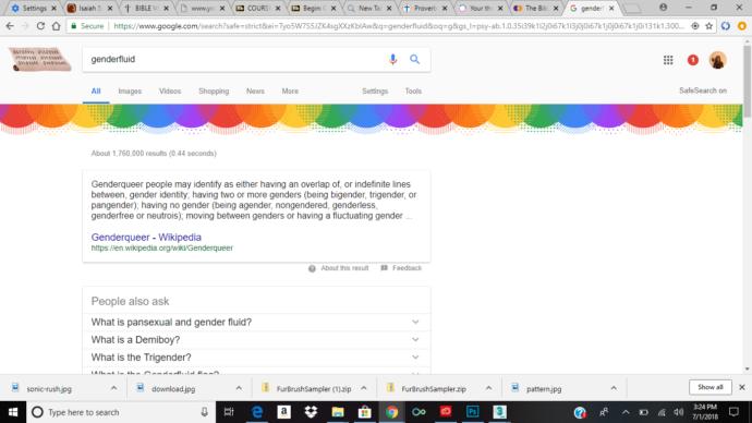 Your thoughts on genderfluid?
