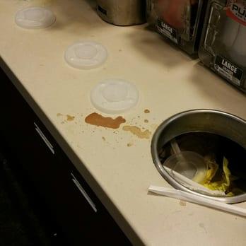 Oh look, a mess customers made. How wonderful of them!