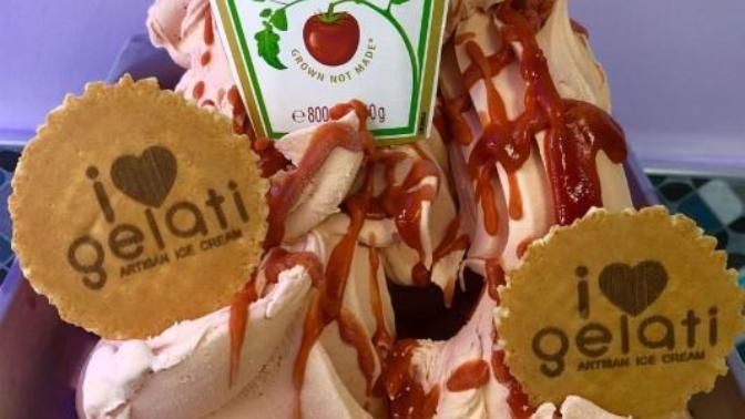 Would you eat ketchup flavored icecream?