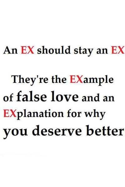 What was the most pathetic thing an ex has told to you?