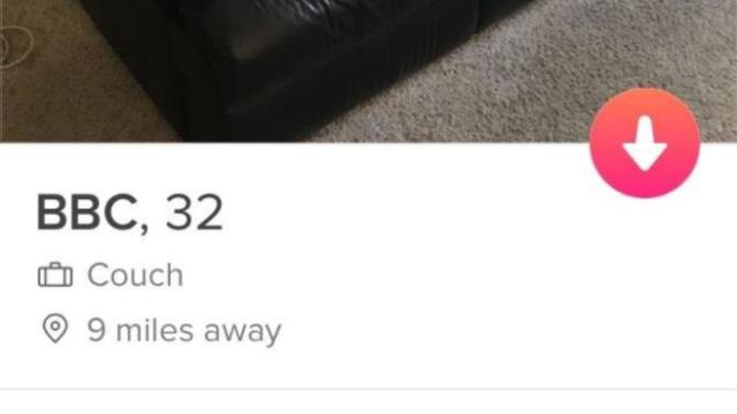 Would you swipe right to this BBC?