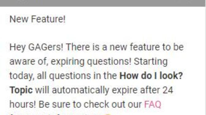 What do you think about the latest G@G news?