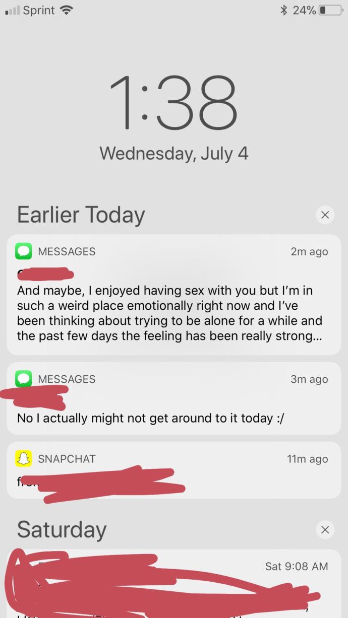 He used me what should I do?