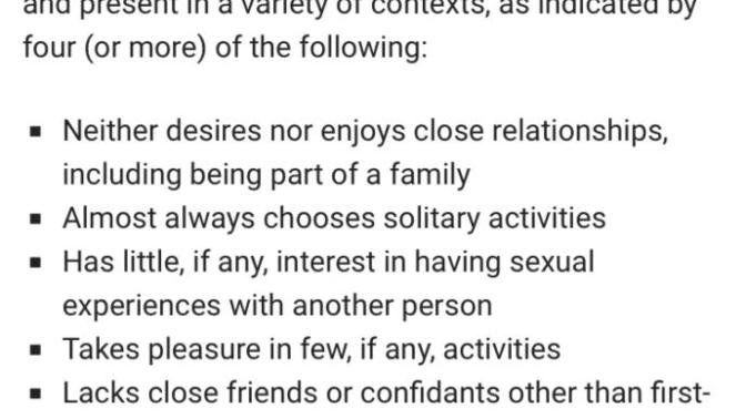 Schzoid Personality Disorder. Does anyone have this or have experience of it?