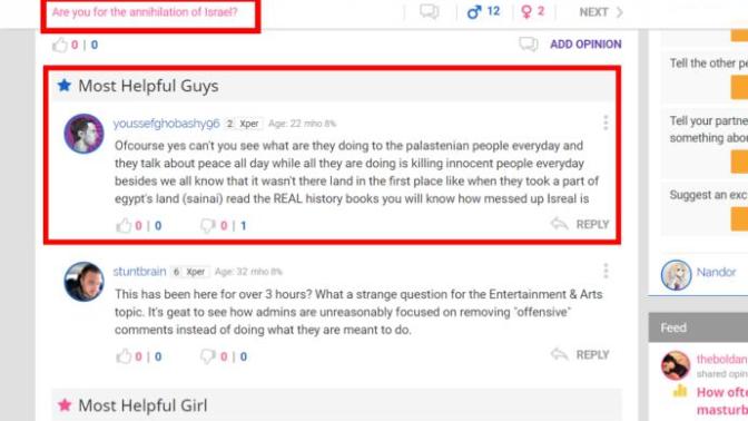 GaG admins and moderators: Why is this question and so many questions similar to it promoting genocide against Jews stay up on this site?