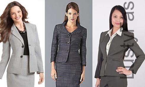 Do women look good in black suit and tie?