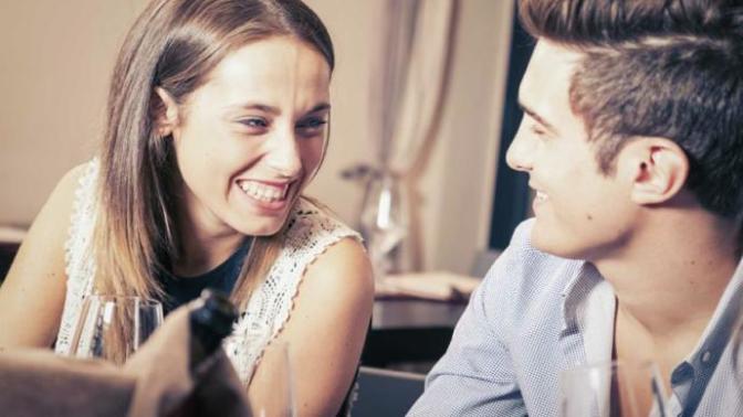 Does a guy have to make a woman laugh to have a good first impression? What if he just isn't funny?