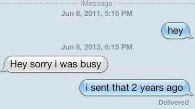 Do girls say "im busy" to avoid guy in a text?