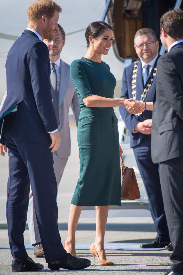 July 2018 givenchy dress in green