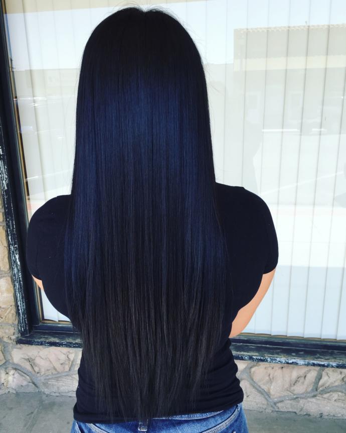 Straight hair