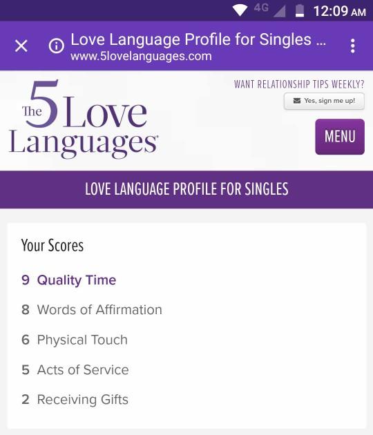 What is your Love Language?