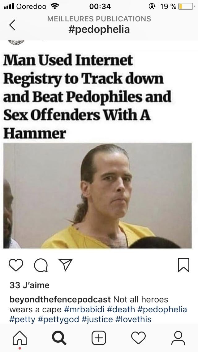 This man used to kill pedophiles, and when he getted busted he faces up to 35 years prison. do you think it’s fair?