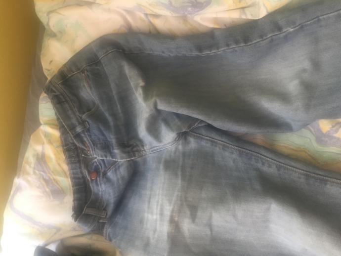 I am 20, I am 5’5.. I have jeans that are 13 years old that fit me. what should I do? should I get rid of them? two of the pictures are kid jeans?