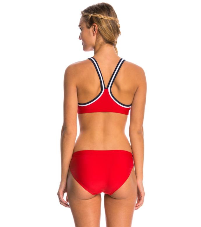 Barely covers her bum.