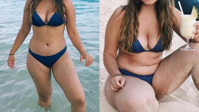 Guys, girls who have TUMMY ROLLS when they sit?