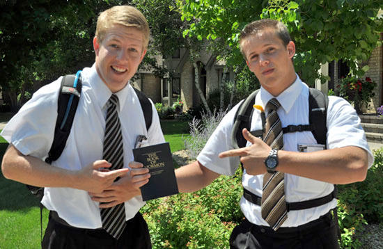 People what you do when the Jehovah's Witness or Mormons come to your door , I'm Protestant faith I hate turning people away cause that's not me?