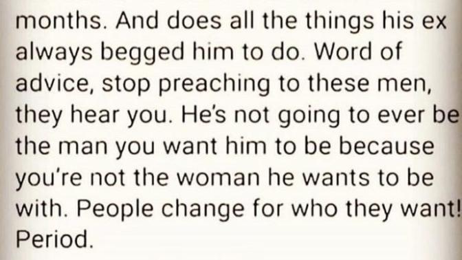 If a man ain’t ready for marriage, ain’t time to move on?