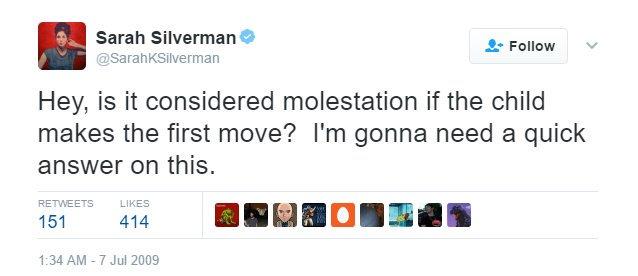 What do you make of this comedian's tweet?