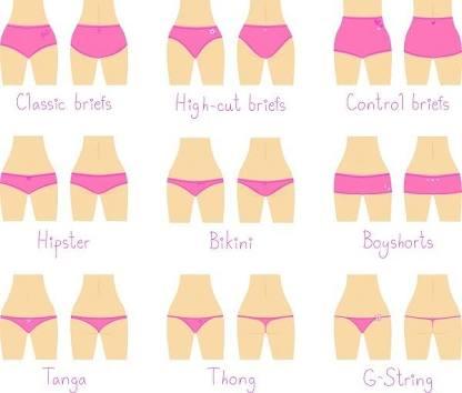 Panty styles