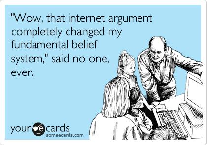 Why is it that people always want to get the last word in when having an argument on the internet?