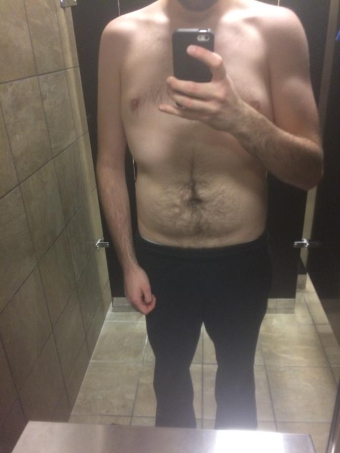 Does it look like I am in any better shape than I was eight months ago? I have been lifting weights so I’m hoping I’ve had some progress?