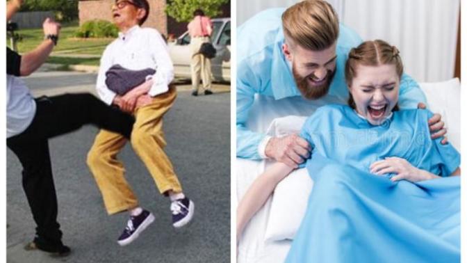 What do you think is more painful giving birth vs getting kicked in the balls?